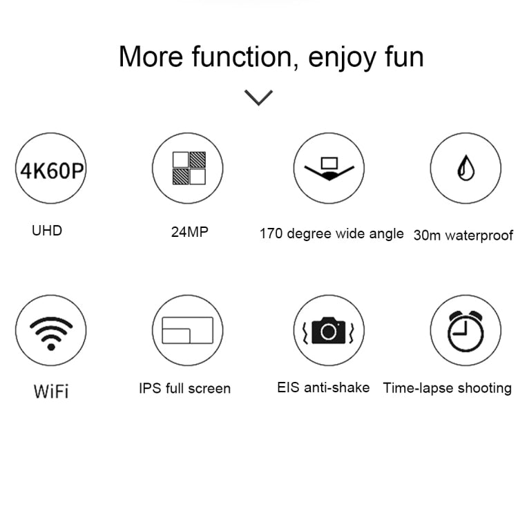 Waterproof 4K Sports Camera WiFi Anti-Shake Action Camera Camcorder Go Pro Type