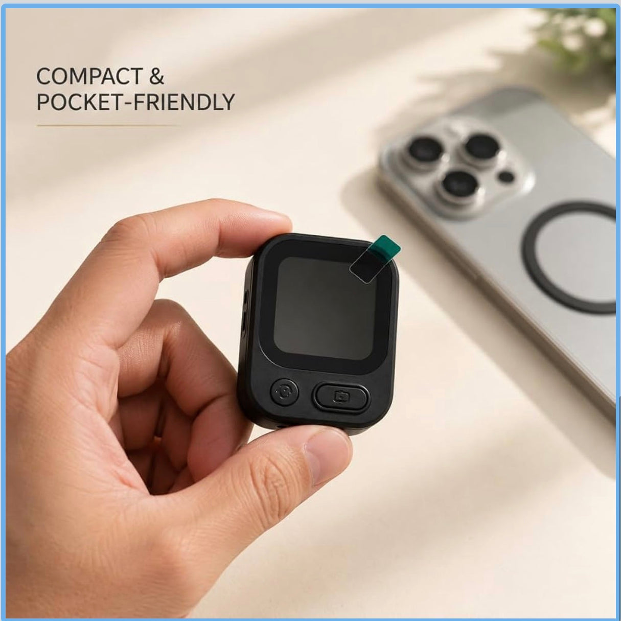 TP02 Magnetic Selfie Screen for Smartphone.