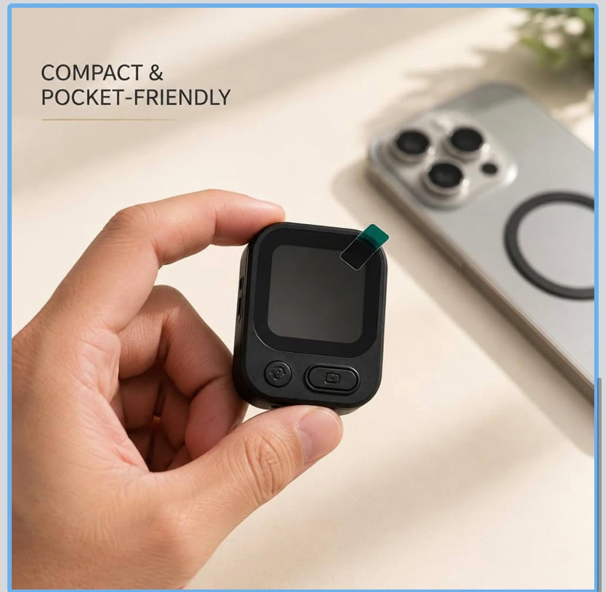 TP02 Magnetic Selfie Screen for Smartphone.