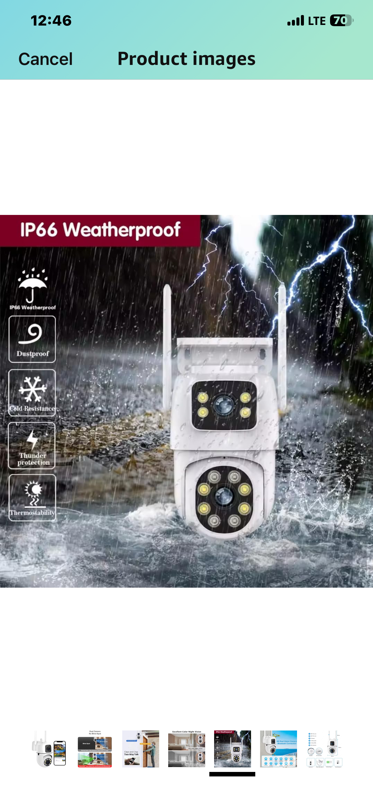 Dual Lens Hd 3MP+3MP 1080P 360° Pan & Tilt Home Security Camera