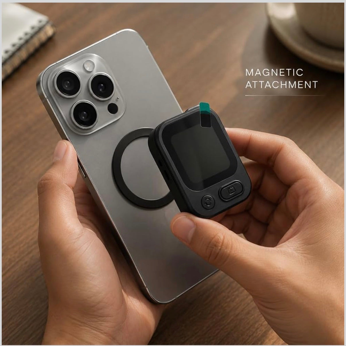 TP02 Magnetic Selfie Screen for Smartphone.