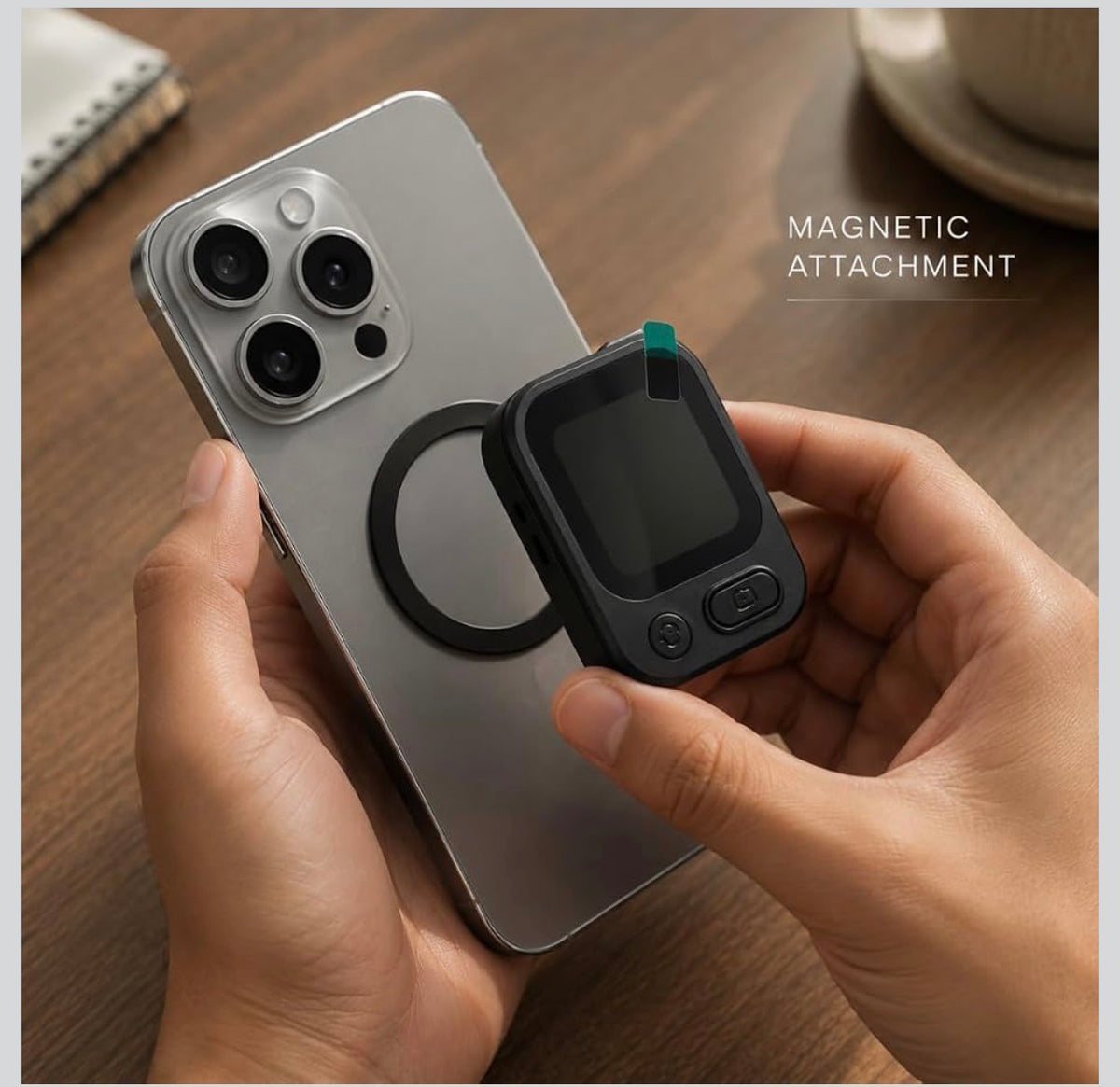 TP02 Magnetic Selfie Screen for Smartphone.