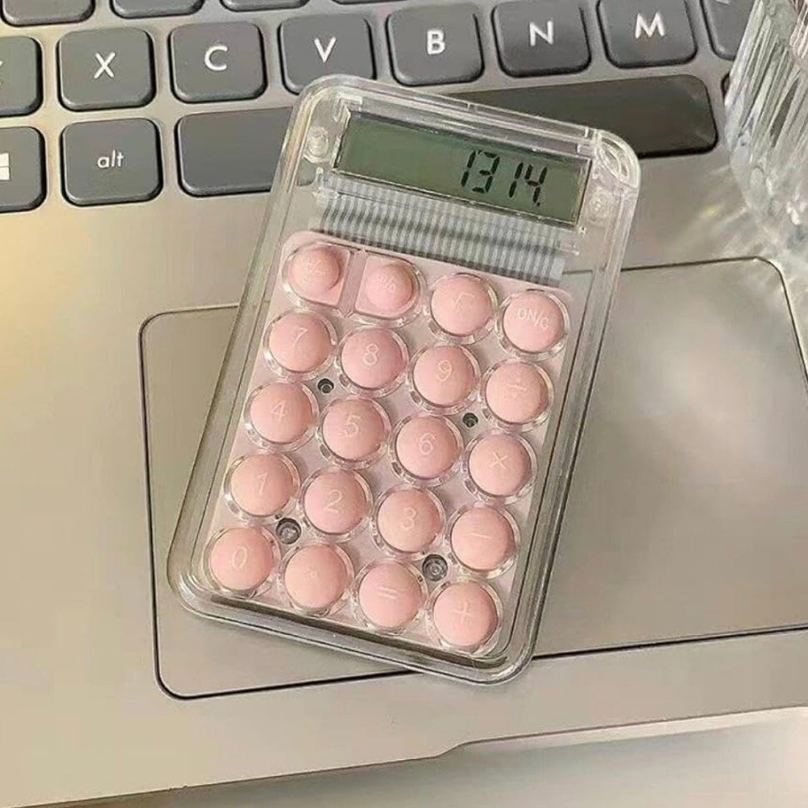 Worlds smallest 8 Digit Display Silence Widescreen Mini Calculator
