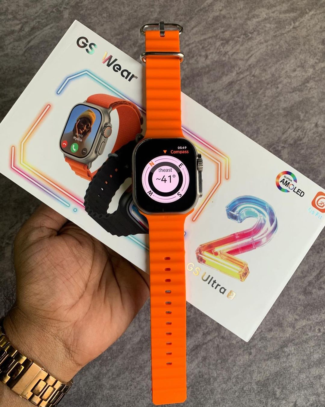 GS Ultr 2 Smart Watch Amoled ChatGPT 4GB ROM