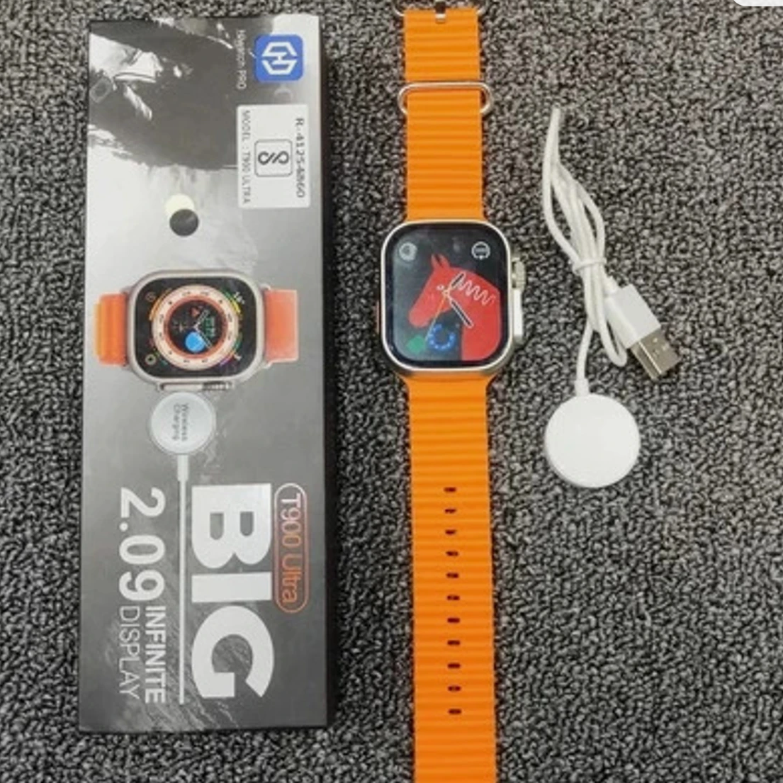 mart Watch T9Ultra Smart Watch with 2.01 inch Big Display 49mm with Wireless