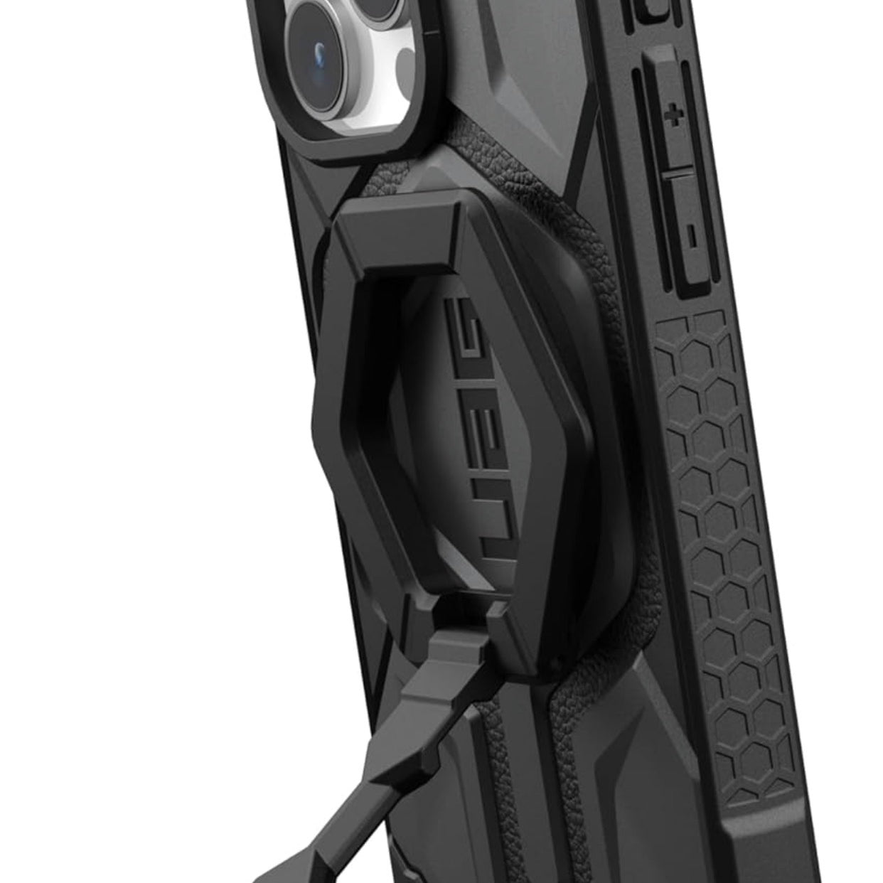 Magnetic Phone Ring Stand Compatible with Mag-Safe Magnet, Removable Metal Finger Ring Grip & 360 Rotation Adjustable Kickstand for iPhone 16/15/14/13, Galaxy S24/S23/S22 - Black