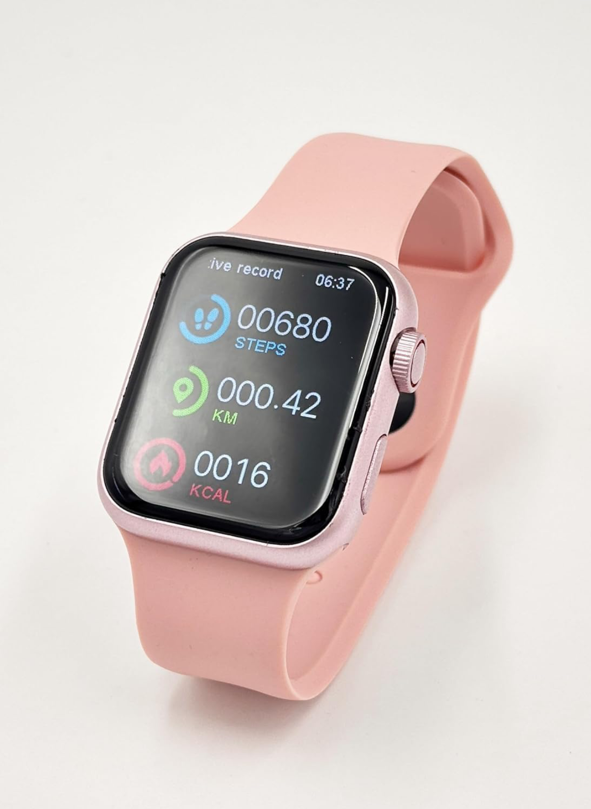 X10  ladies Mini Smartwatch – very small watch 1.72 Infinite Display, Sleek & Compact Design, Advanced Fitness & Health Tracking, Heart Rate Monitor, Stylish & Comfortable All-Day Wear (Pink/Black)