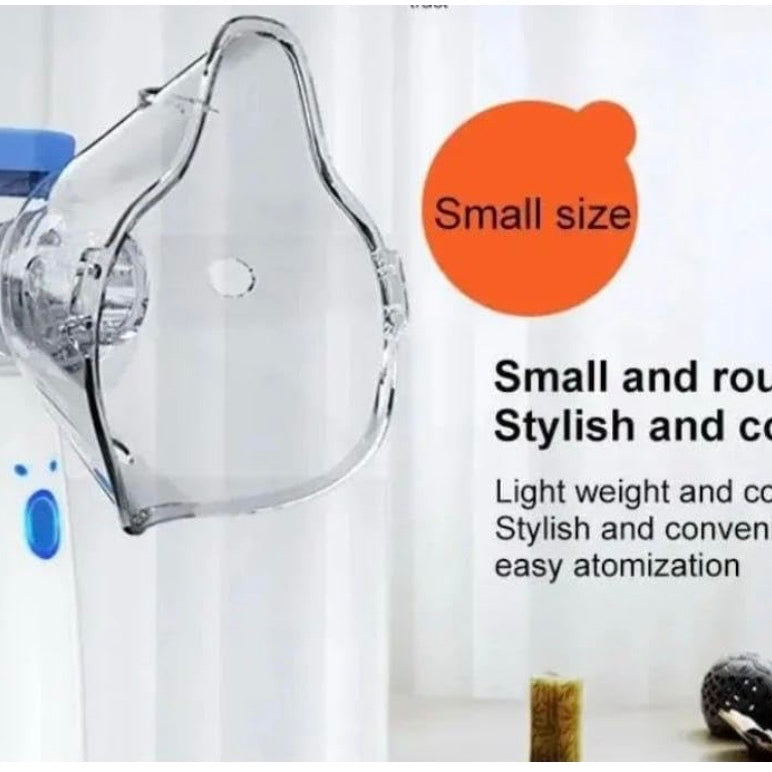 Portable Mesh Nebulizer Handheld, One Touch Operation, No Noise, High Nebulization Rate, Personal Inhalers For Breathing Problems Lightweight, Travel Friendly For Adults & Kids