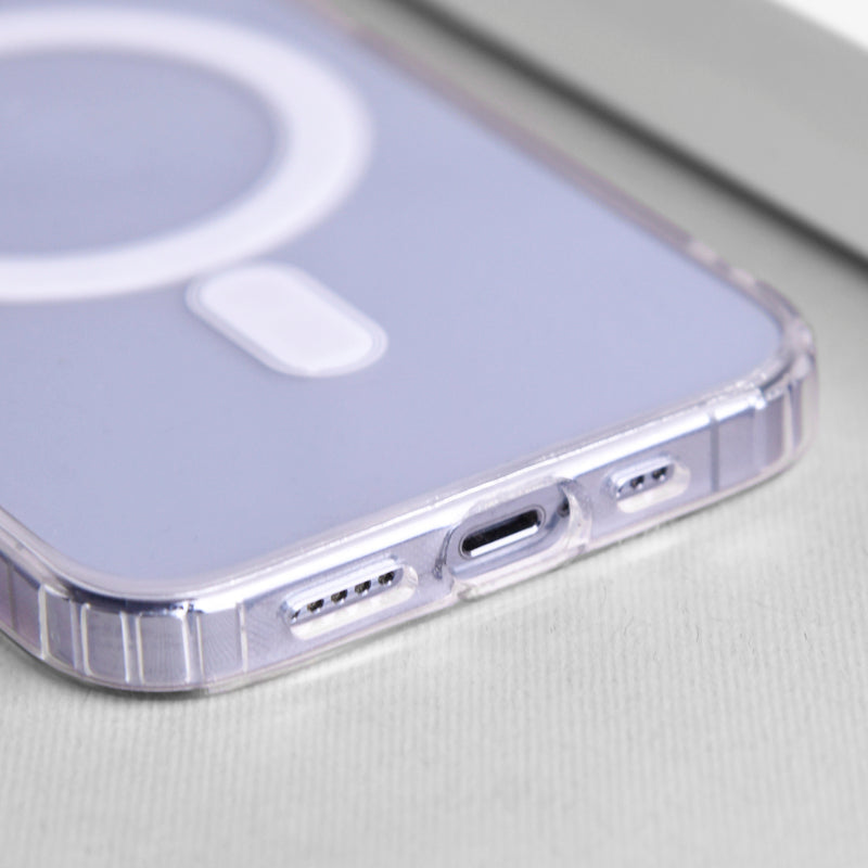 Premium Transparent Ultra Hybrid Mag Safe Compatible TPU & PC Back Case By