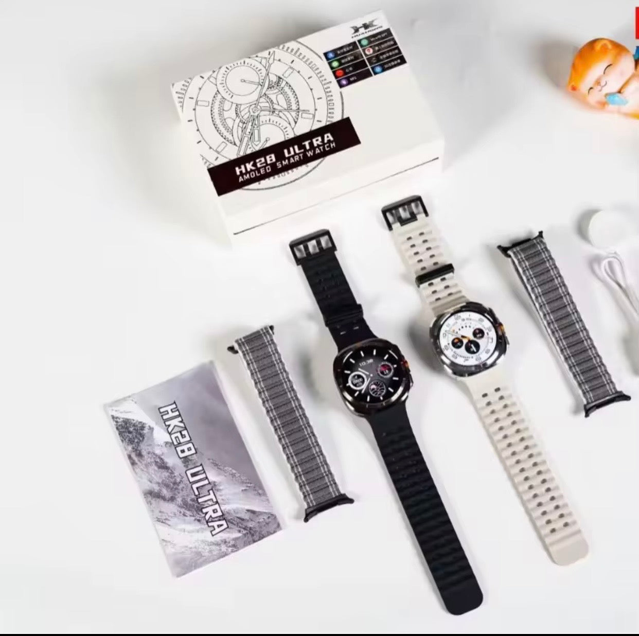 HK28 Ultra Smartwatch - AI-Powered, Bluetooth Calling, AMOLED Display