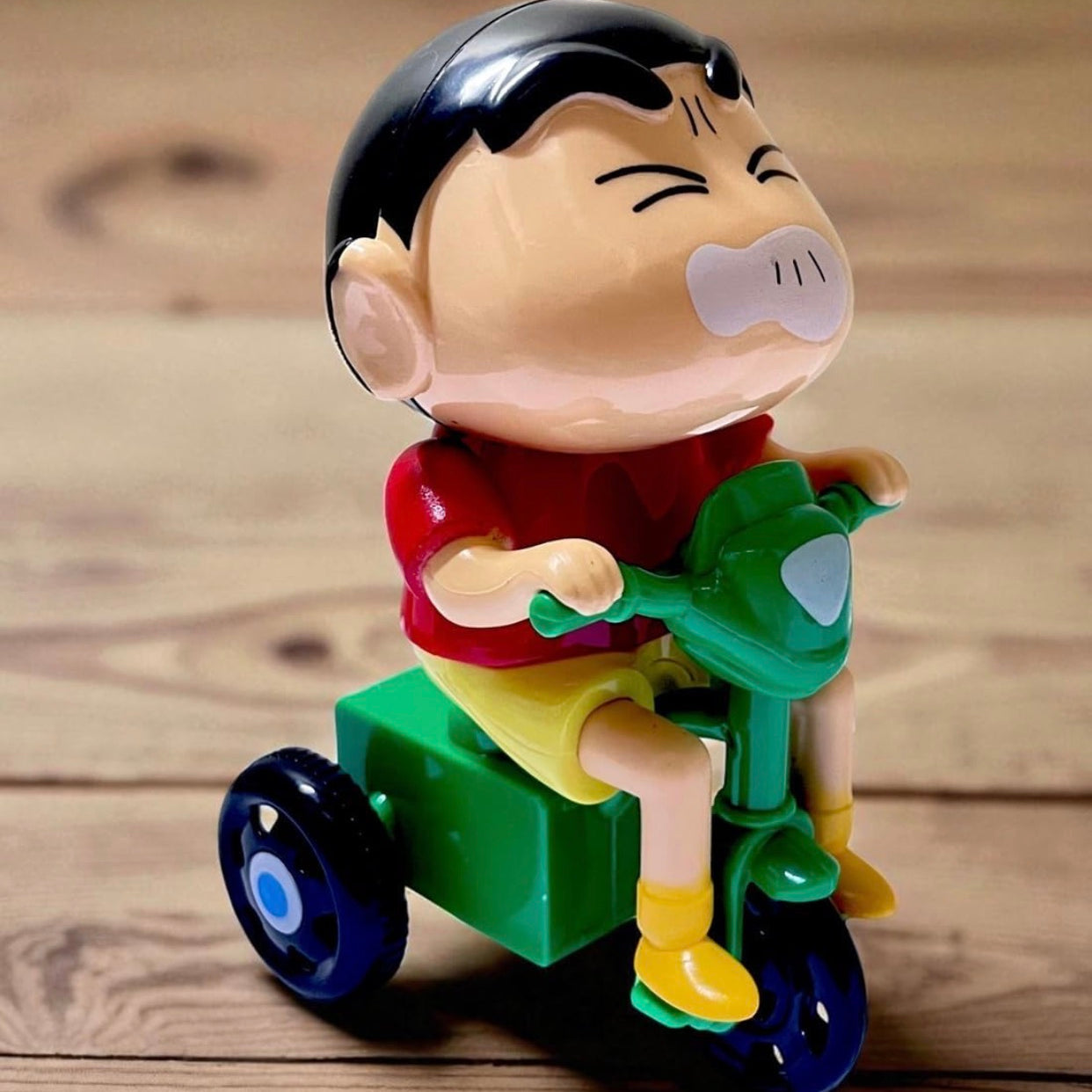 Cartoon Action Figure on Tricycle | Cute Shinchan Toy for Kids | Collectible Anime Figure | Shinchan Bike Toy Gift for Boys & Girls
