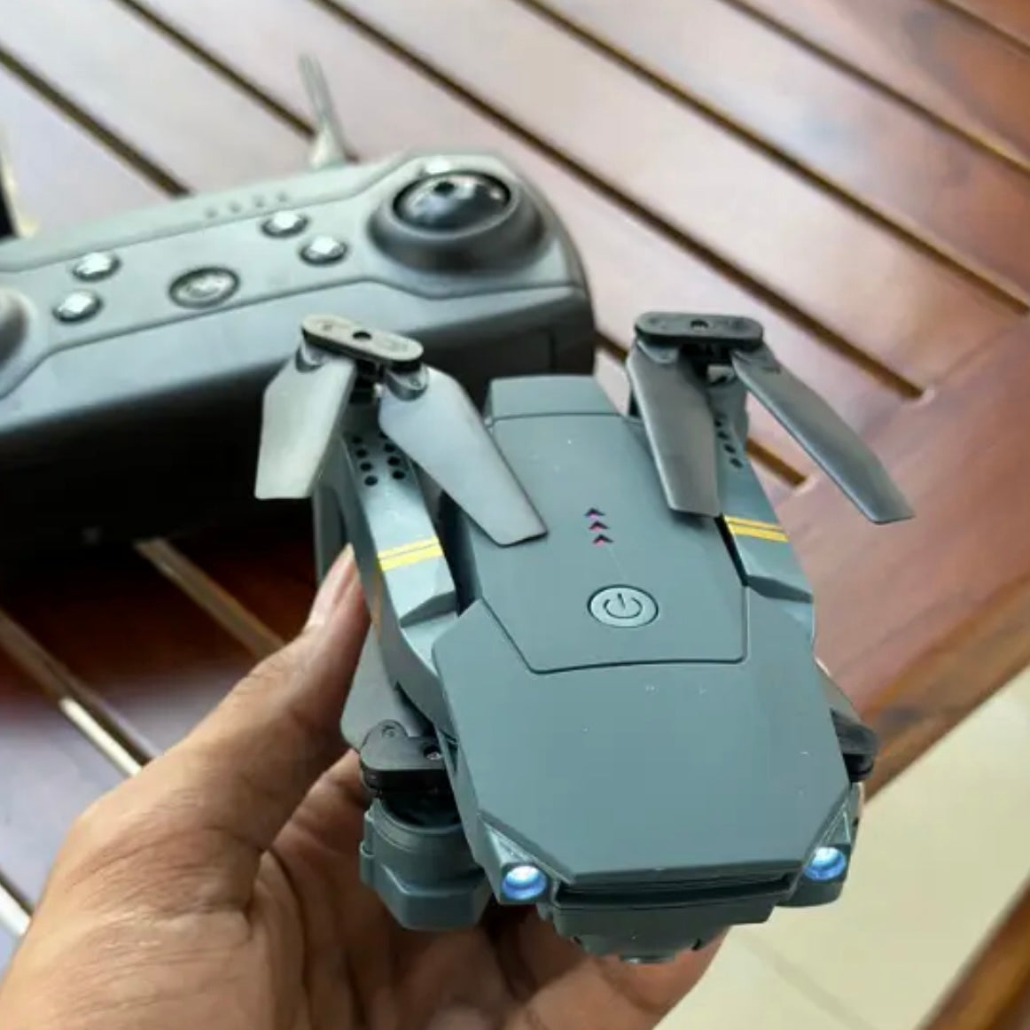 Foldable Drone With HQ WiFi dual HD Camera Remote Control