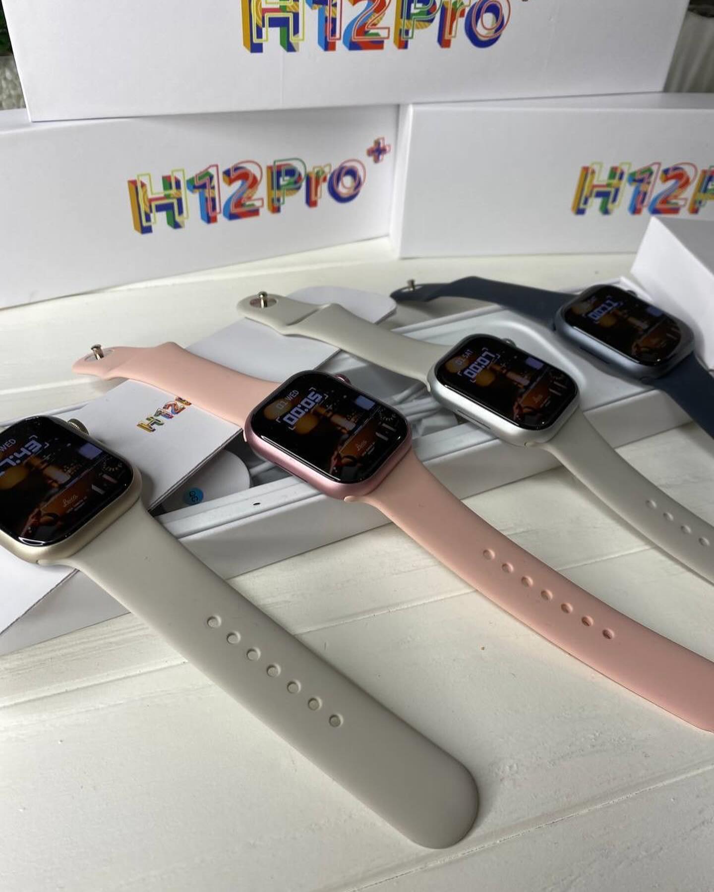 H12 Pro Plus AMOLED Smart Watch 4GB ROM Men 45mm Local Music Recording hello ￼