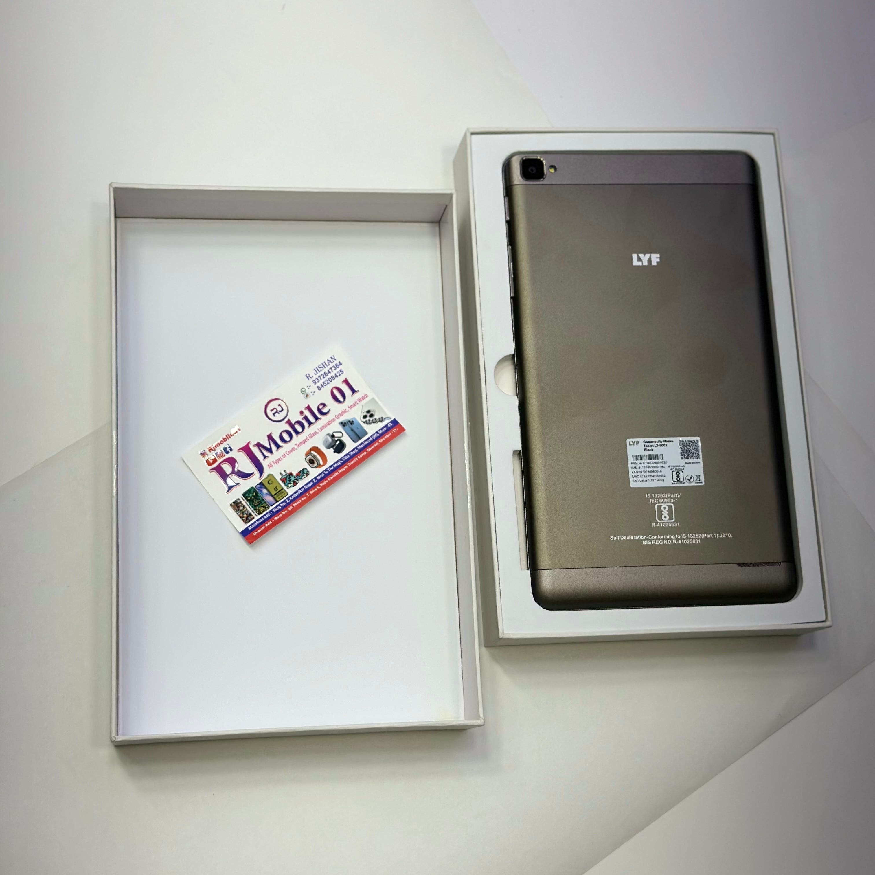 LYF Tablet LT-8001 rjmobile01 dual camera, 4g sim ,HD display , memory card supported