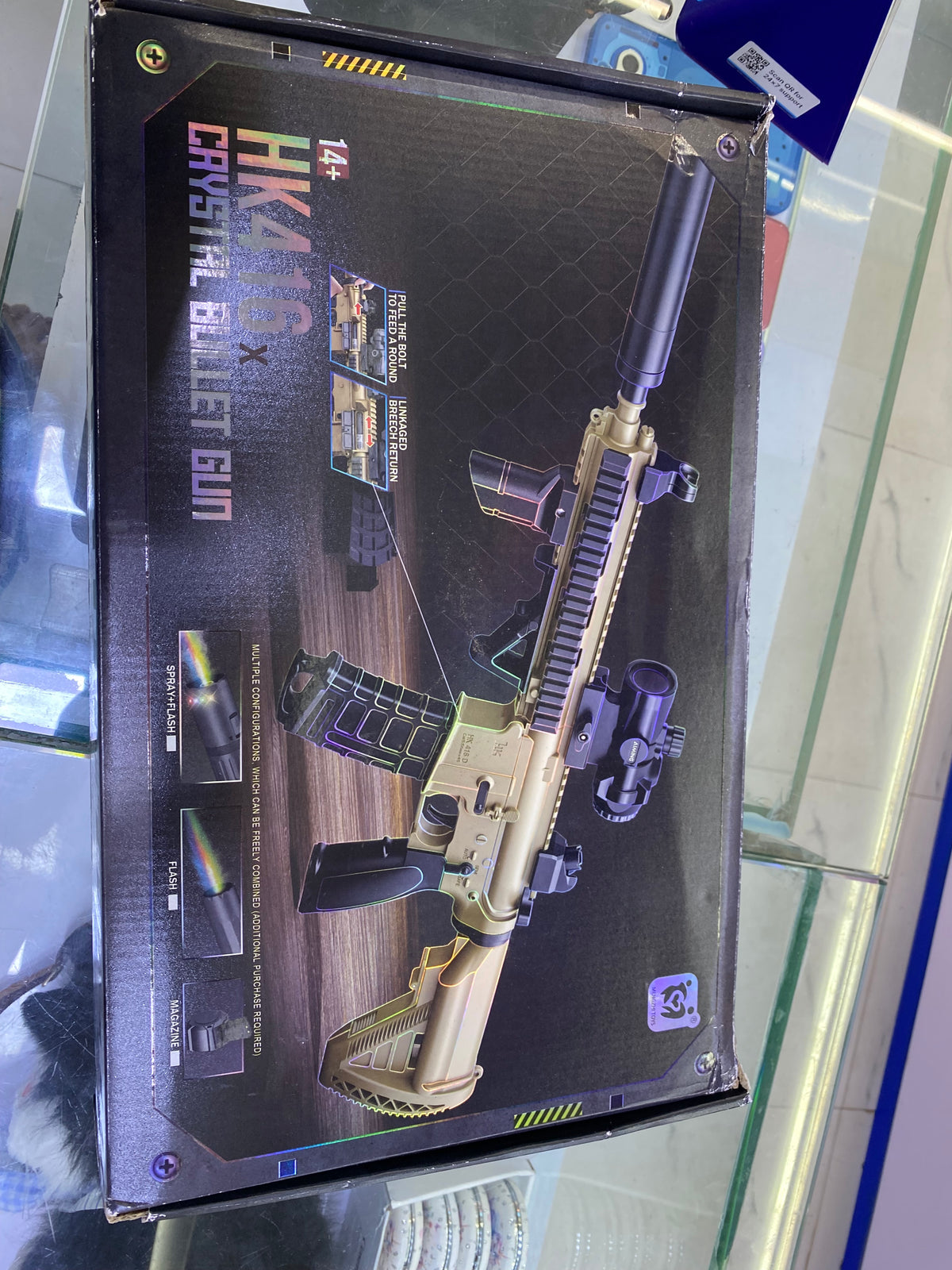 Hk416x crystal bullet gun blaster