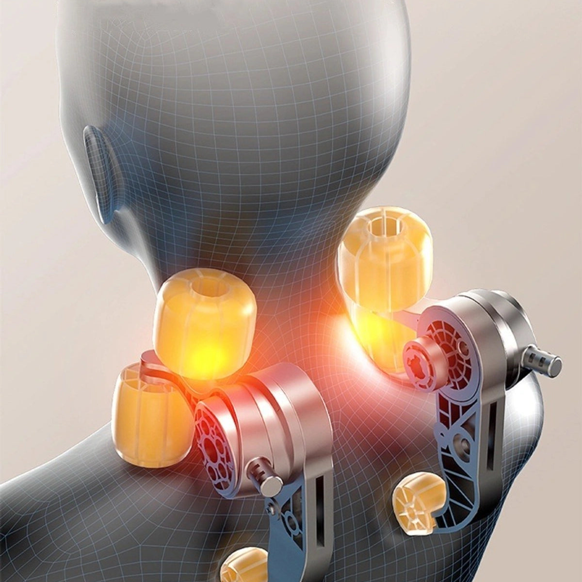 Back And Neck Heated Stretcher Massager – Relaxation And Pain Relief Tool