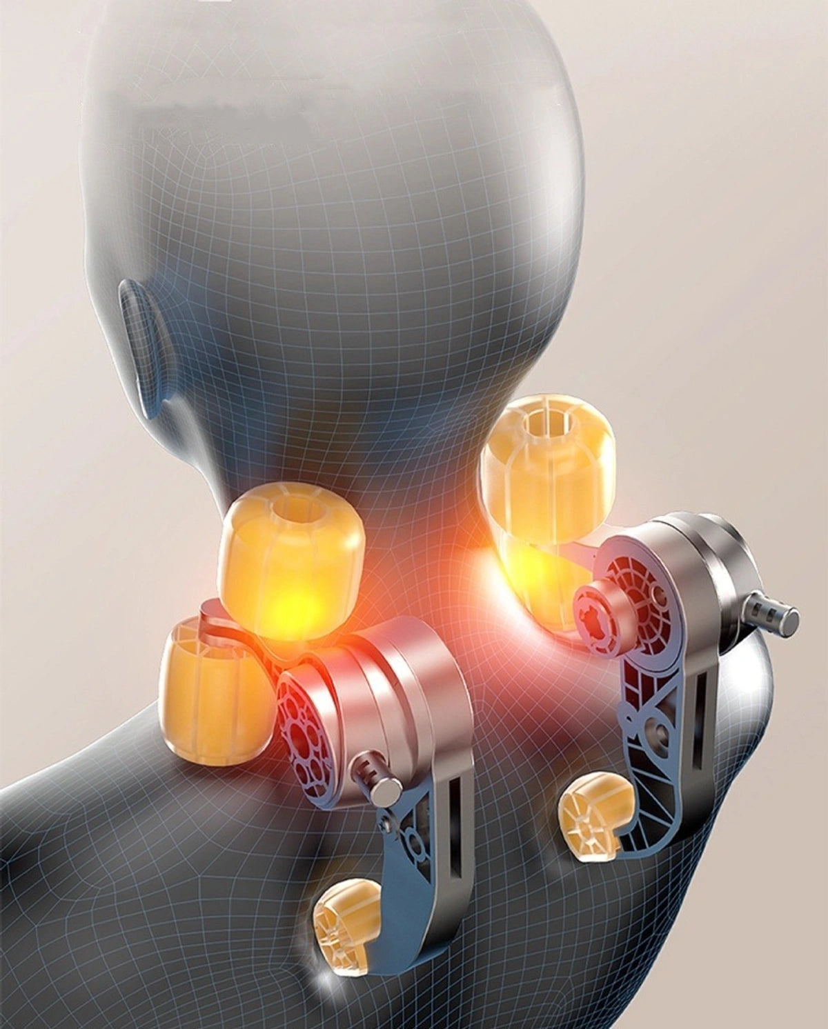 Back And Neck Heated Stretcher Massager – Relaxation And Pain Relief Tool