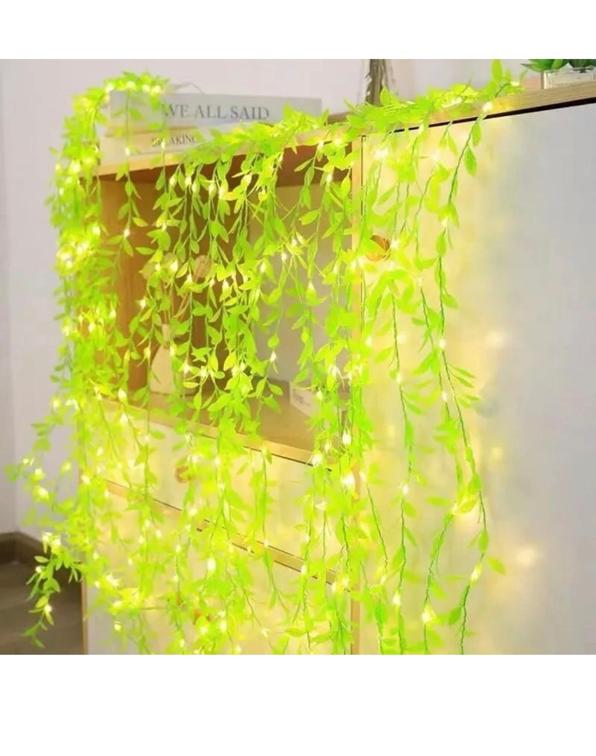 Green Leaf Curtain Ultra Bright Light