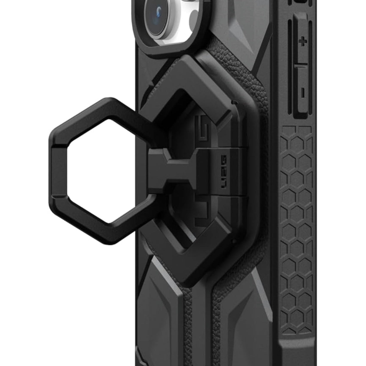 Magnetic Phone Ring Stand Compatible with Mag-Safe Magnet, Removable Metal Finger Ring Grip & 360 Rotation Adjustable Kickstand for iPhone 16/15/14/13, Galaxy S24/S23/S22 - Black