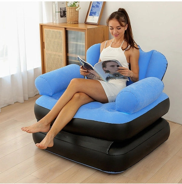 🛋️Indoor & Outdoor Inflatable Sofa | Portable & Comfortable Lounge Chair