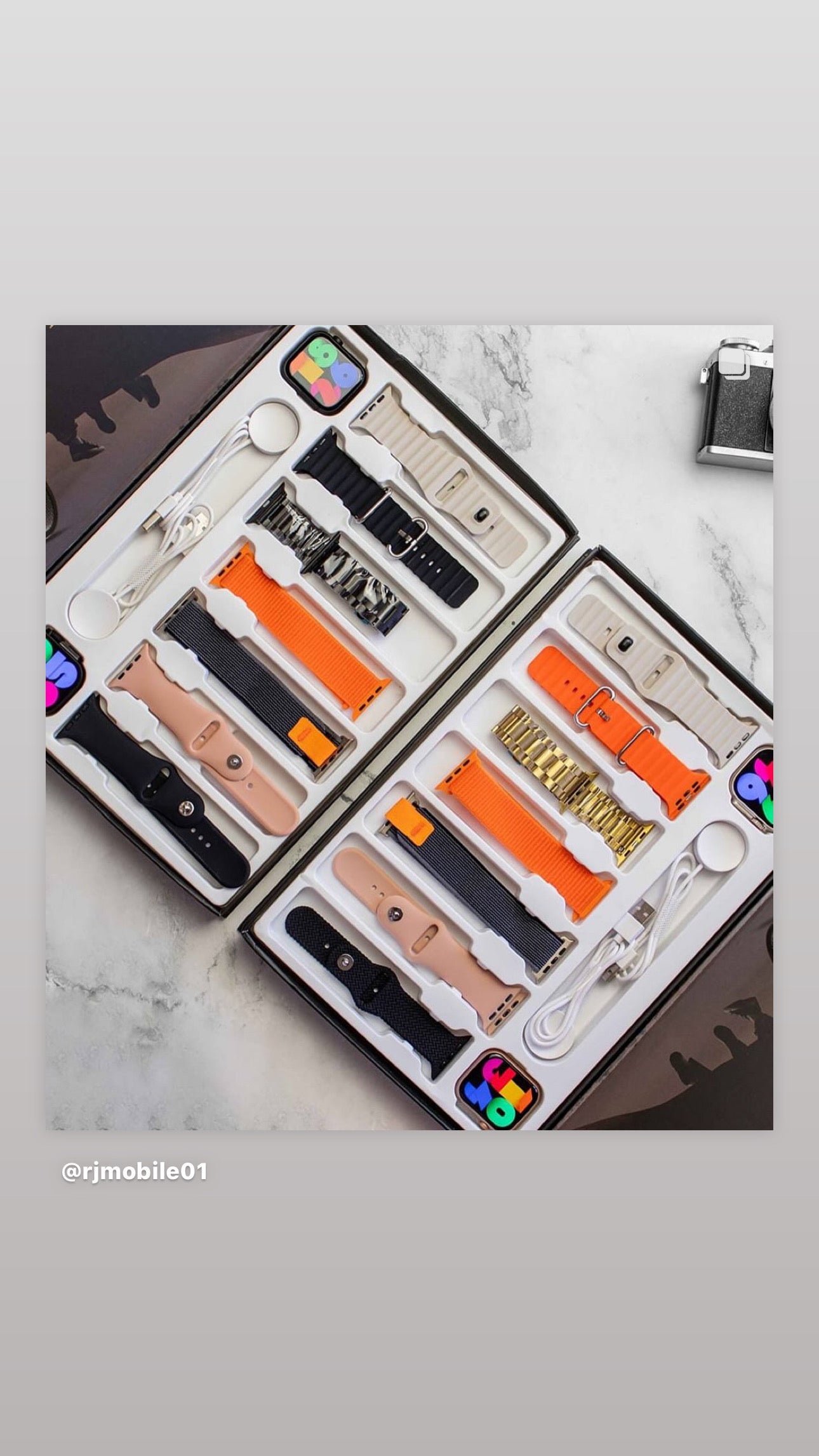 2023 latest WS-L9 7+2 ws-l9 smart watch 7in 2 straps smartwatch wireless connection call heart rate