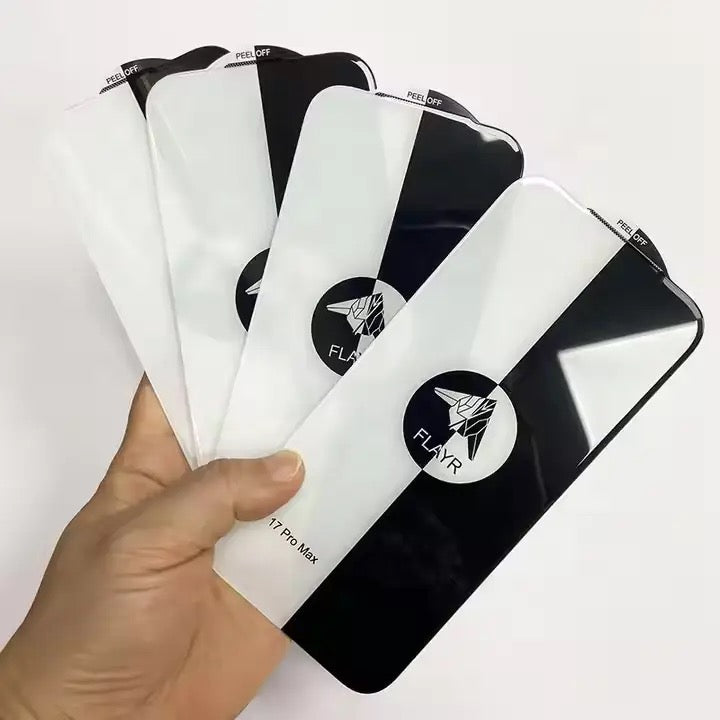 Borderless Transparent Flayr Big Curve Tempered Glass Anti-Static Mobile Phone Screen Protector