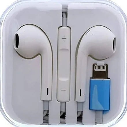 Wired Earphone Handsfree with Mic & Volume Controller Compatible with i /Phone 14/13/12/11 Pro Max Xs/XR/X/7/8+