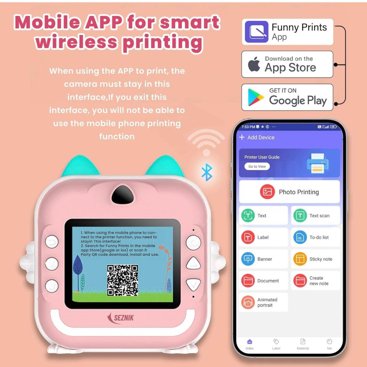 Mini Camera Instant Printer rjmobile01