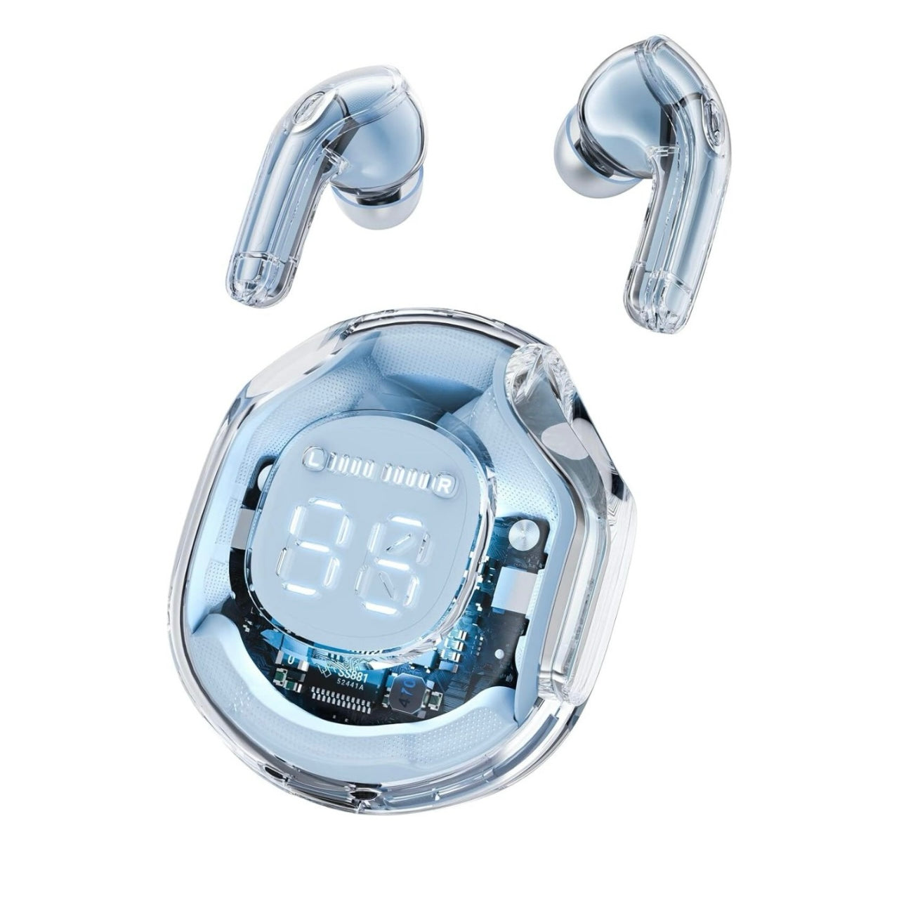 Ultrapod Pro 5.3 LED Power Display Crystal in-Ear Earbuds