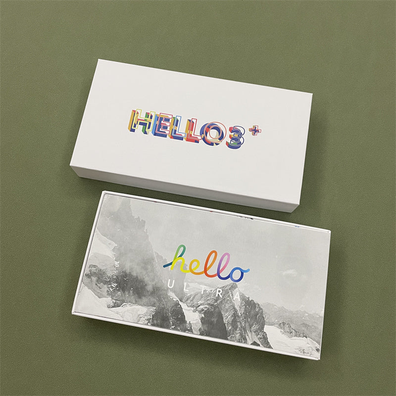 Hello Watch 3 Plus Ultra Smart Watch Men AMOLED NFC Compass Smartwatch Always on Display 4GB ROM Local Music for Android IOS New Hello watch 3 +