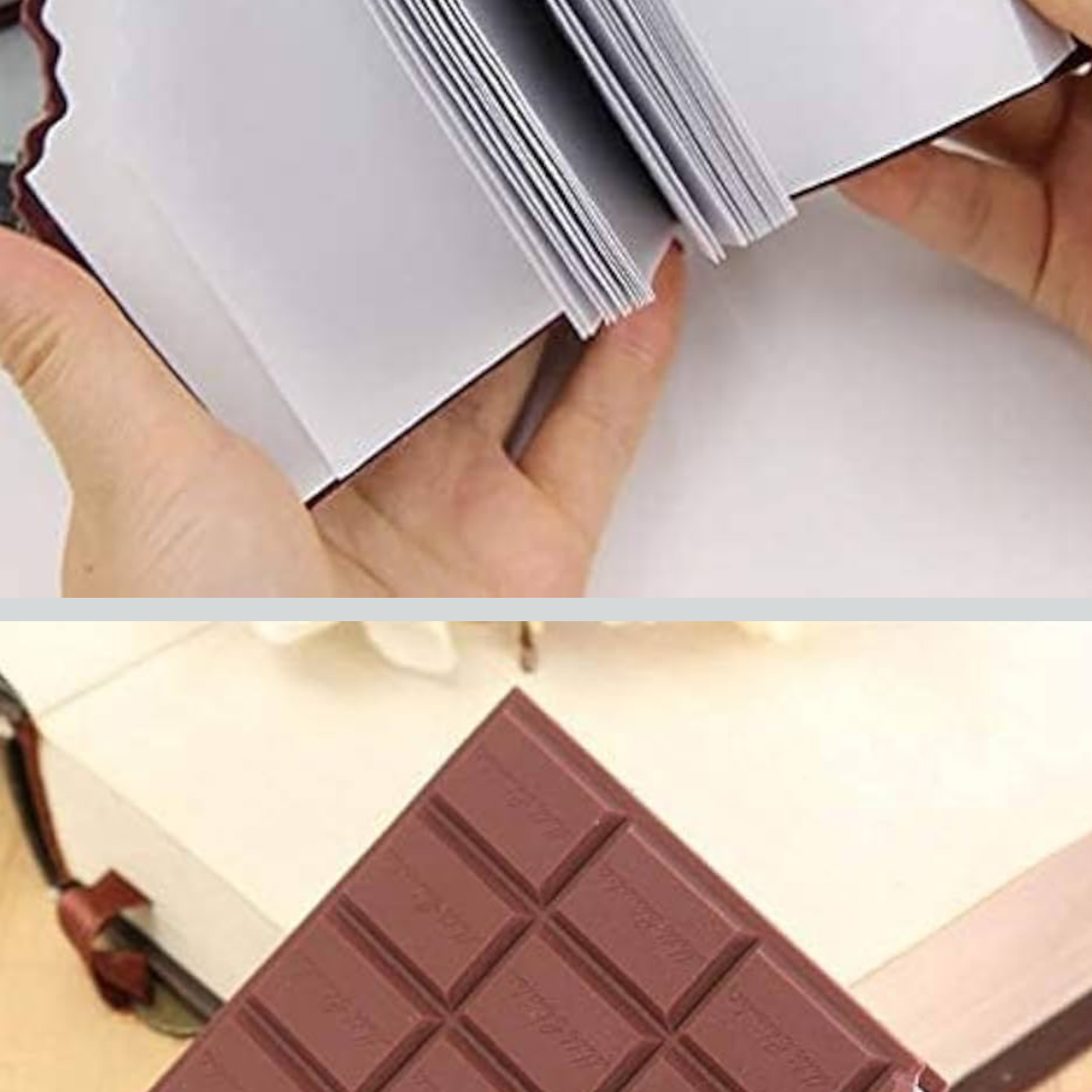 Oreio Fragrant Pocket Diary | Brown Biscuit Shapes – Mix designs Cookie,Chocolate,Style Design | Notebook Set for Writing |Gifts for kit(Pack of 2)