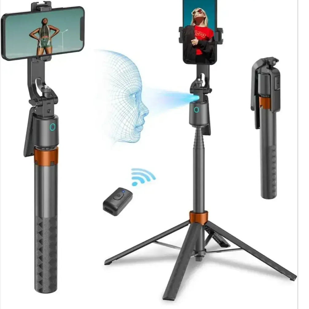 Q13 Smart Tracking Device 1.8Meter Long Al Auto Follow-Up Face Tracking Selfie Stick 360° Gimbal Tripod