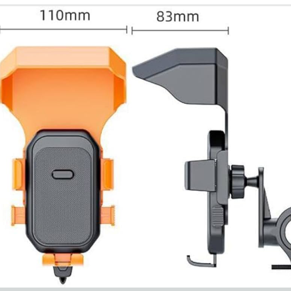 Universal Smartphone bike Holders, Cell Phone Holder for All Mobile Phones with shade