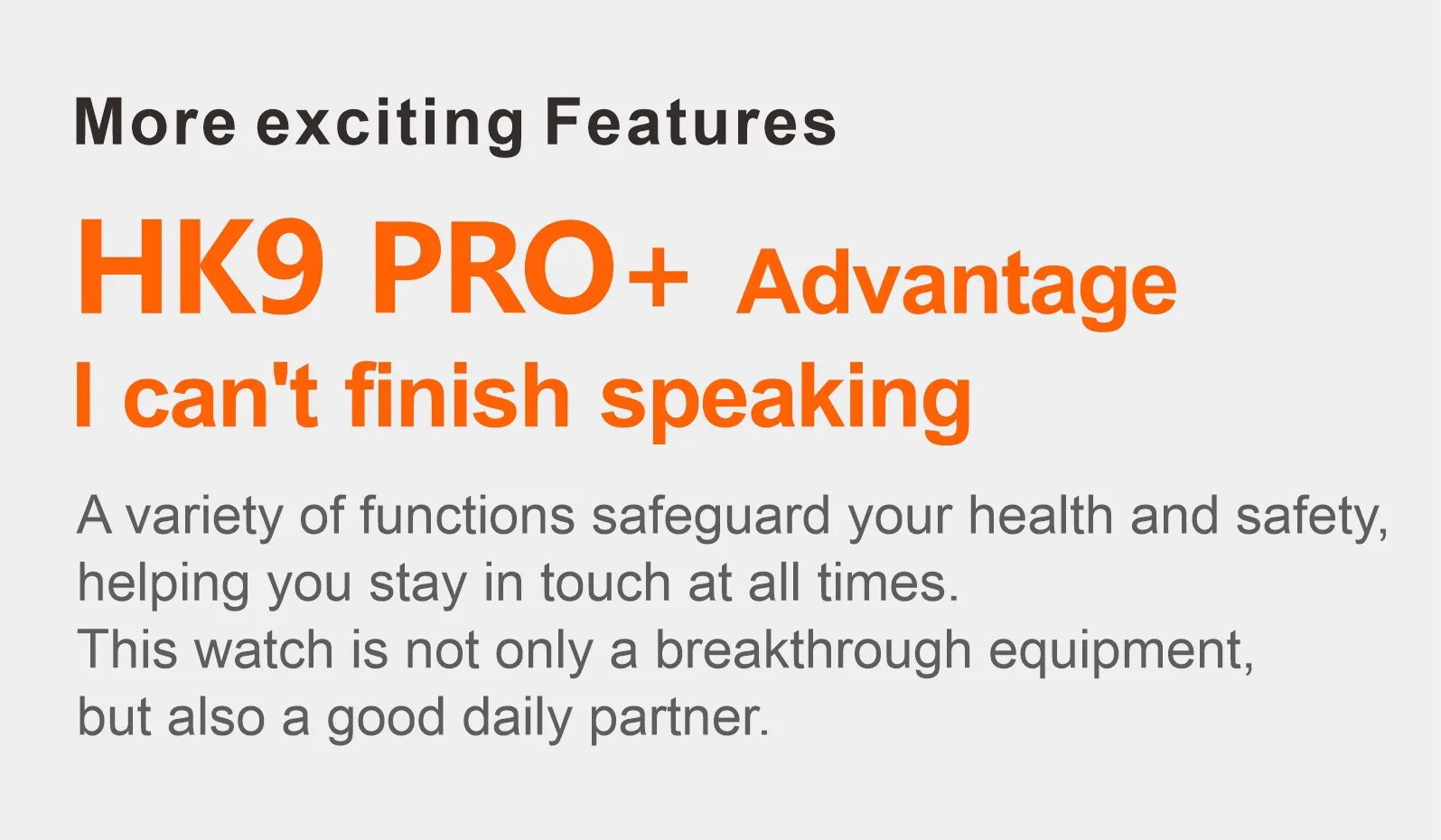 HK9 Pro+ Series 9 With Chat GPT size: 2.02-inch AMOLED screen 2GB of internal storage capacity.