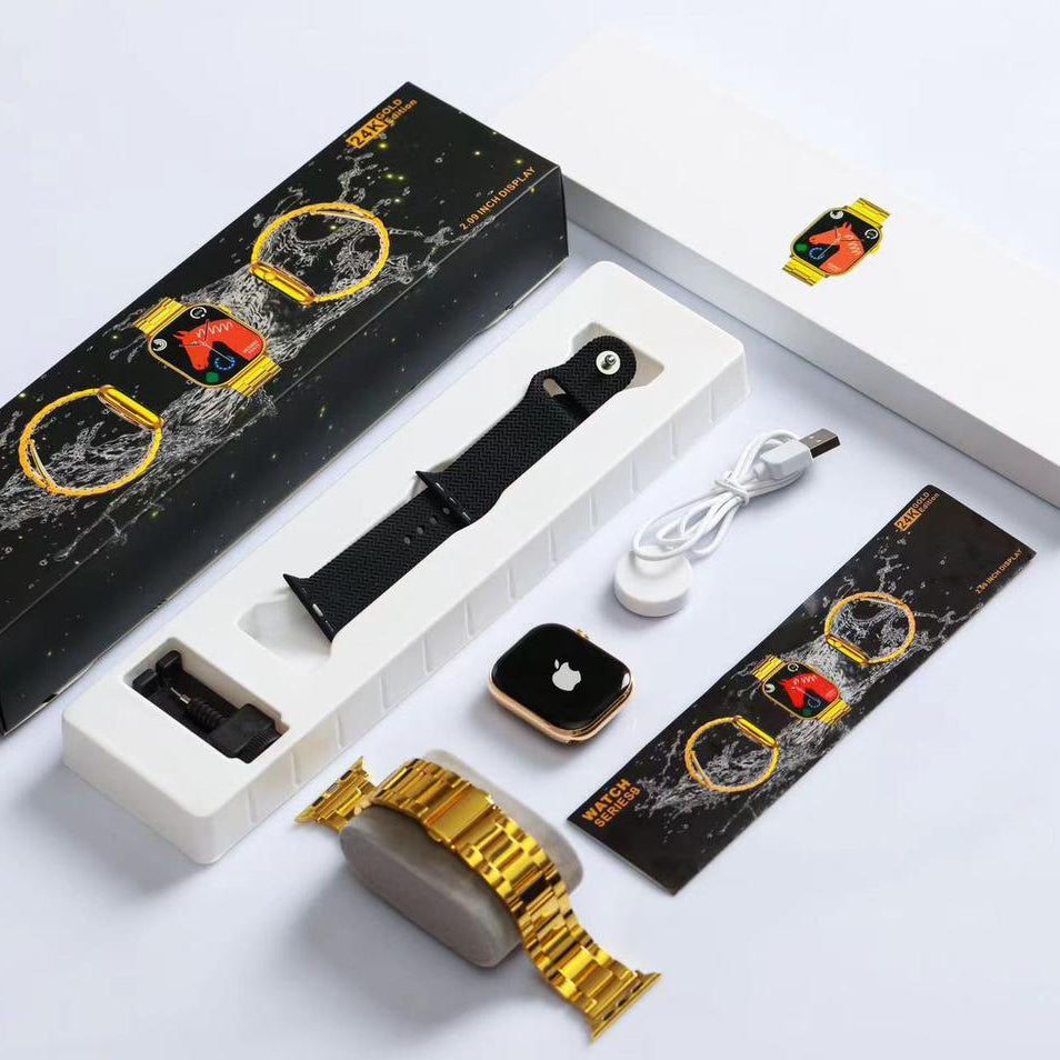 Seri 9 smart watch gold colour Metal quality 24k