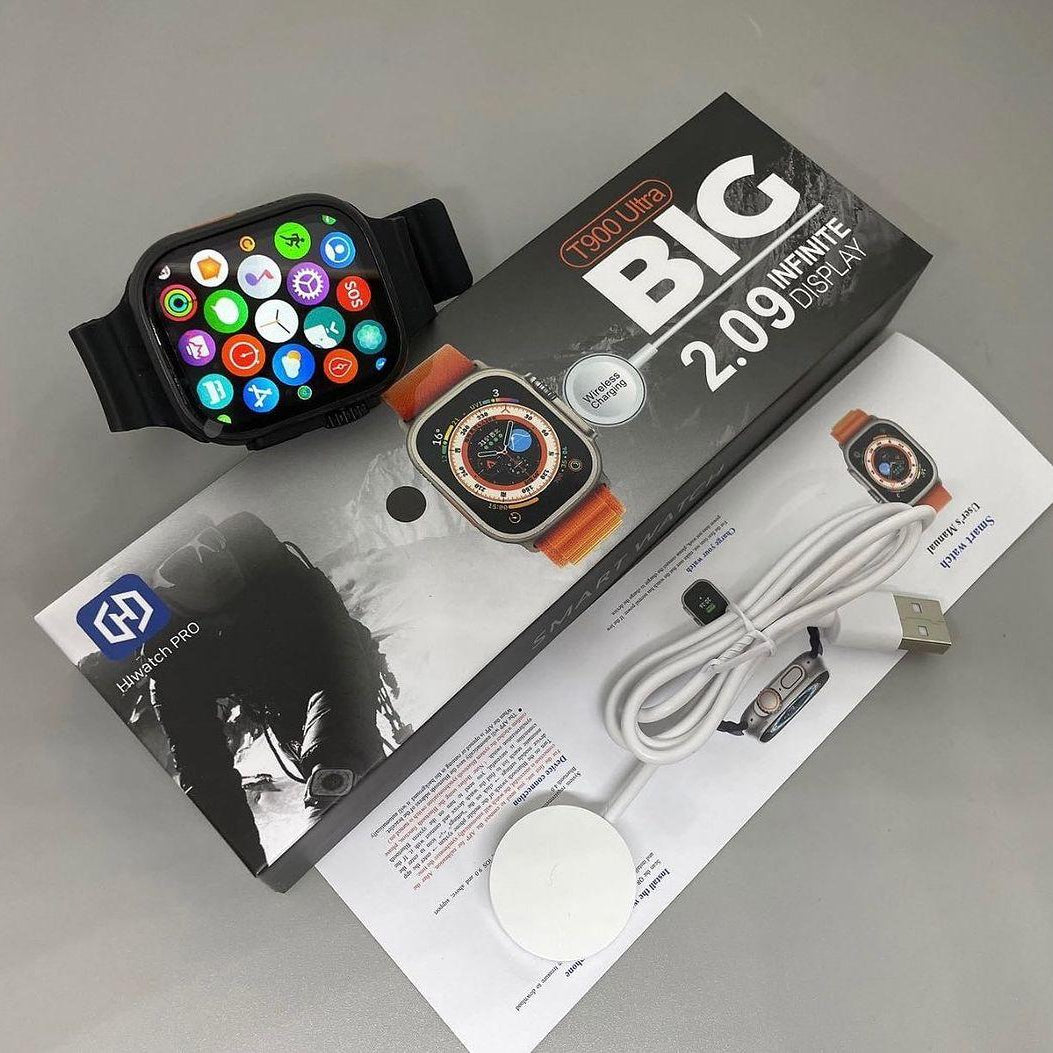 T900 Ultra Smartwatch With Screen 49 Mm 2.09 Inch HD Display | 5+ Different Menu Styles