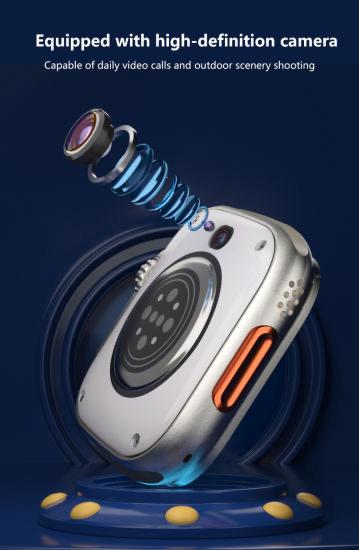 Watch Ultra 4G Watch S8 1+16GB 1000mAh Large Battery Wi Fi GPS Internet Phone Calls Android Smart Watch GS29h