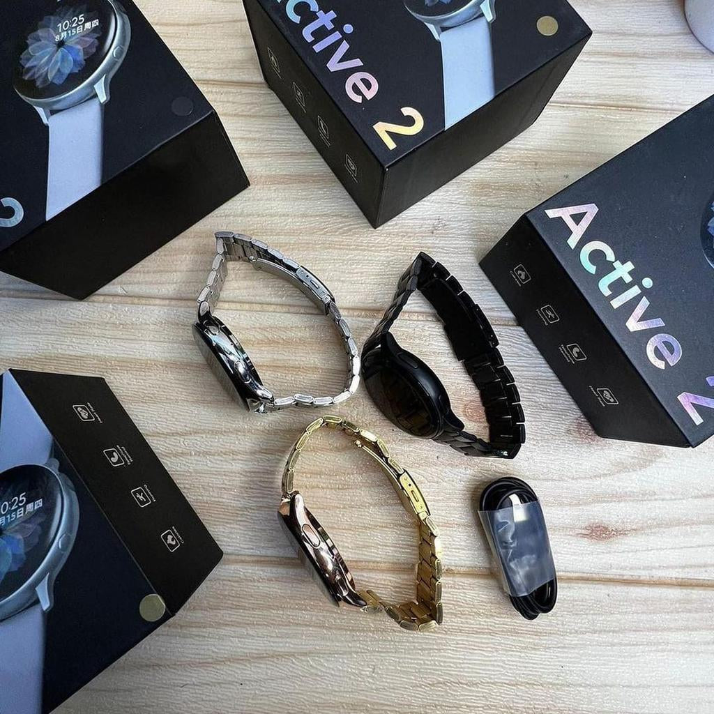 Active 2 Best Quality Smartwatch | 2.5D Curve HD Screen Full Touch Upto 1*2 Days Battery Backup