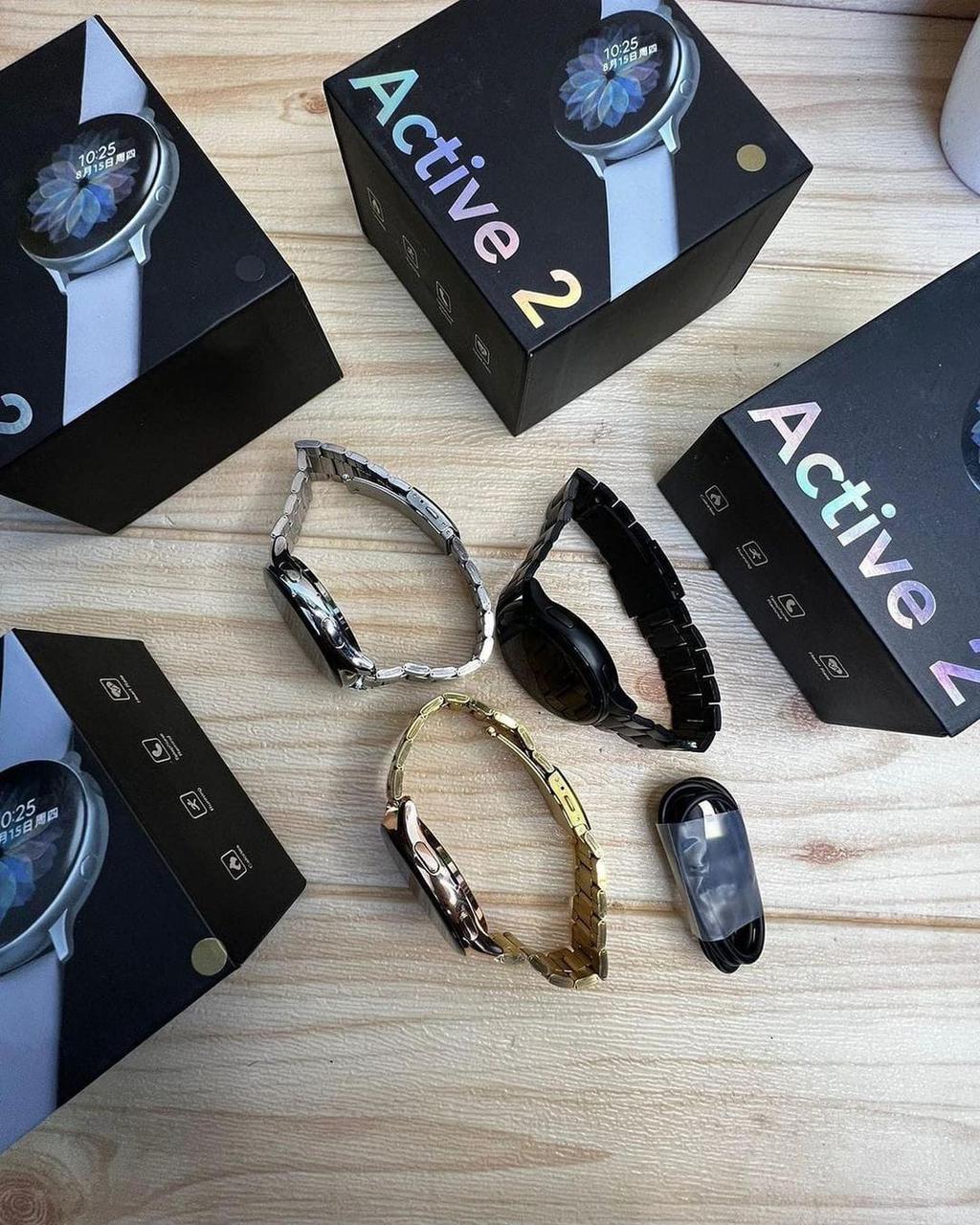 Active 2 Best Quality Smartwatch | 2.5D Curve HD Screen Full Touch Upto 1*2 Days Battery Backup