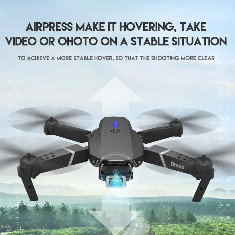 Foldable Drone With HQ WiFi dual HD Camera Remote Control