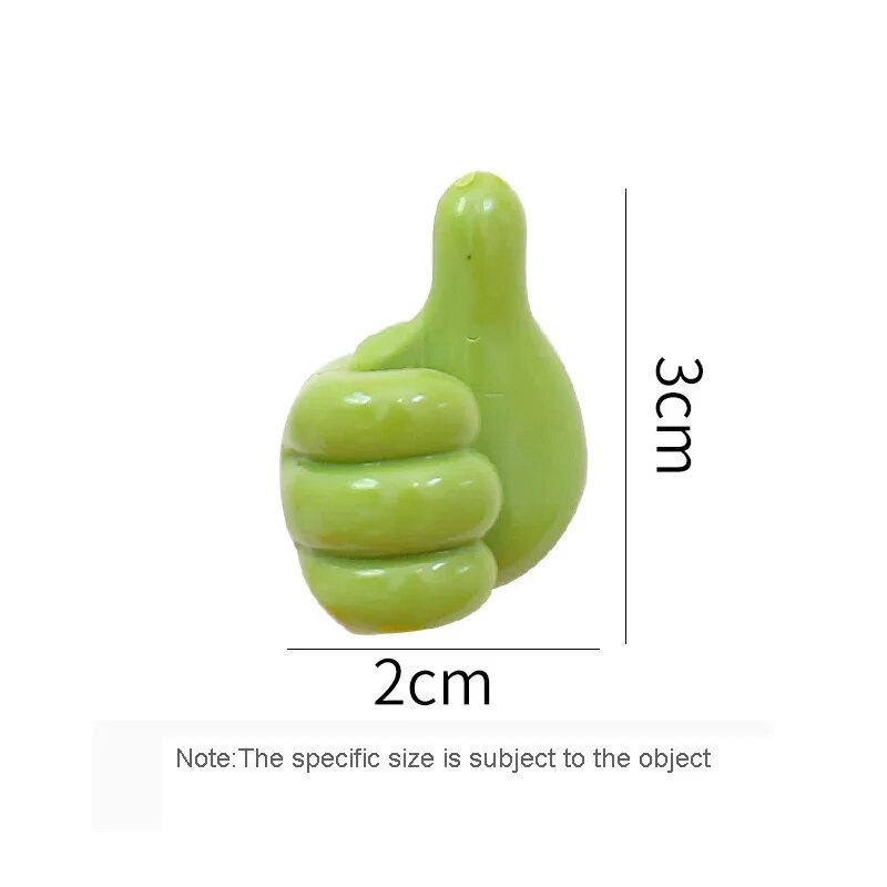 Thumb Hooks Clip Creative Silicone Thumb Key Hanger Hook Home/Office Data Cable Clip Wire Desk Organizer